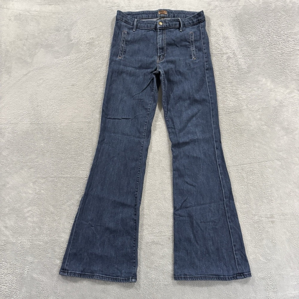 MOTHER Women's Boot Cut Jeans in Dark Blue